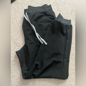 Figs Scrub Black Joggers